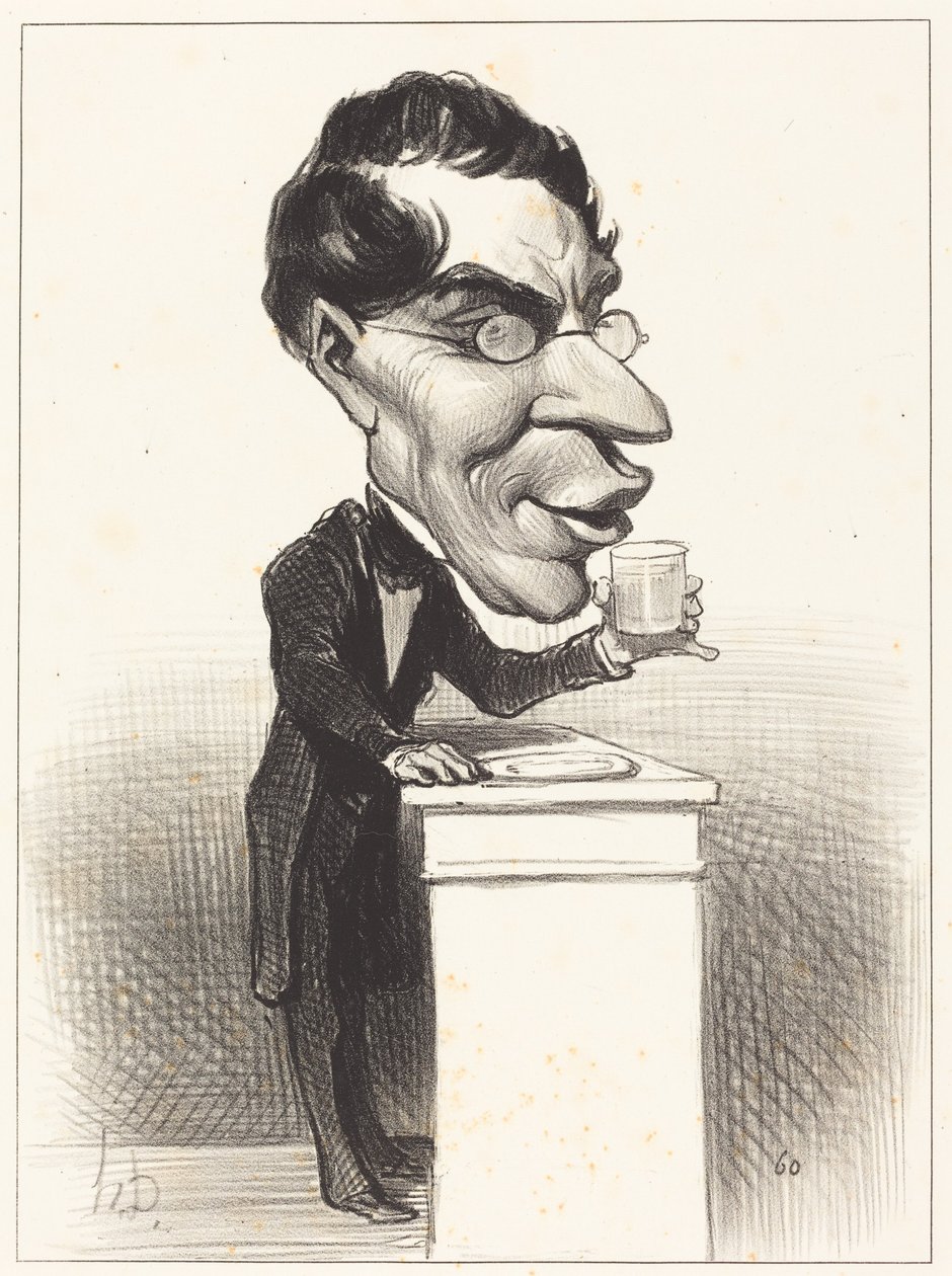 H.M. Augustin Corne af Honoré Daumier