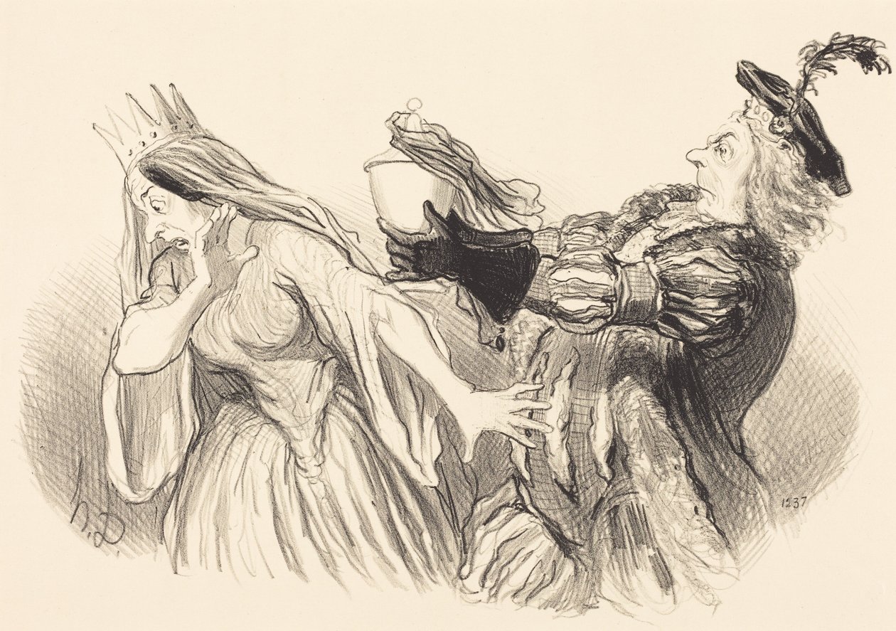 Hamlet af Honoré Daumier