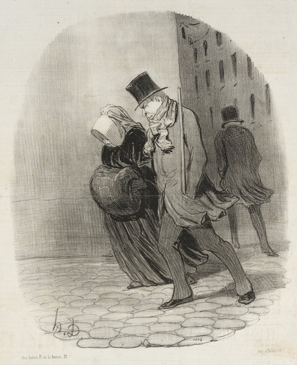 Otte grader under nul af Honoré Daumier