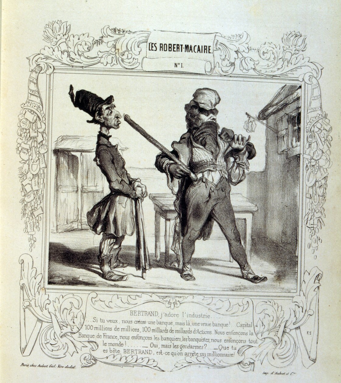 Idéer og legender Philipon af Honoré Daumier