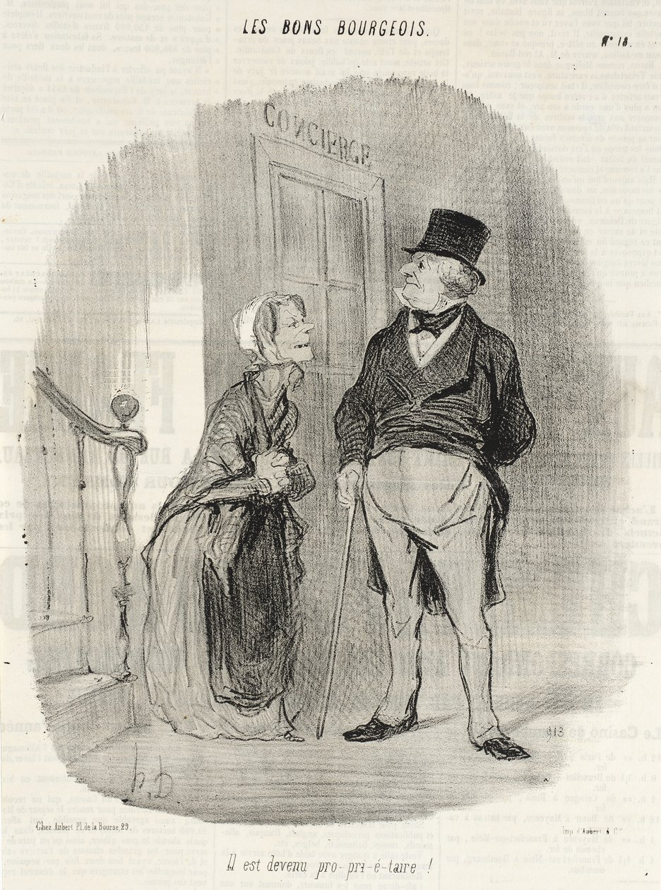 Han er blevet ejer! af Honoré Daumier