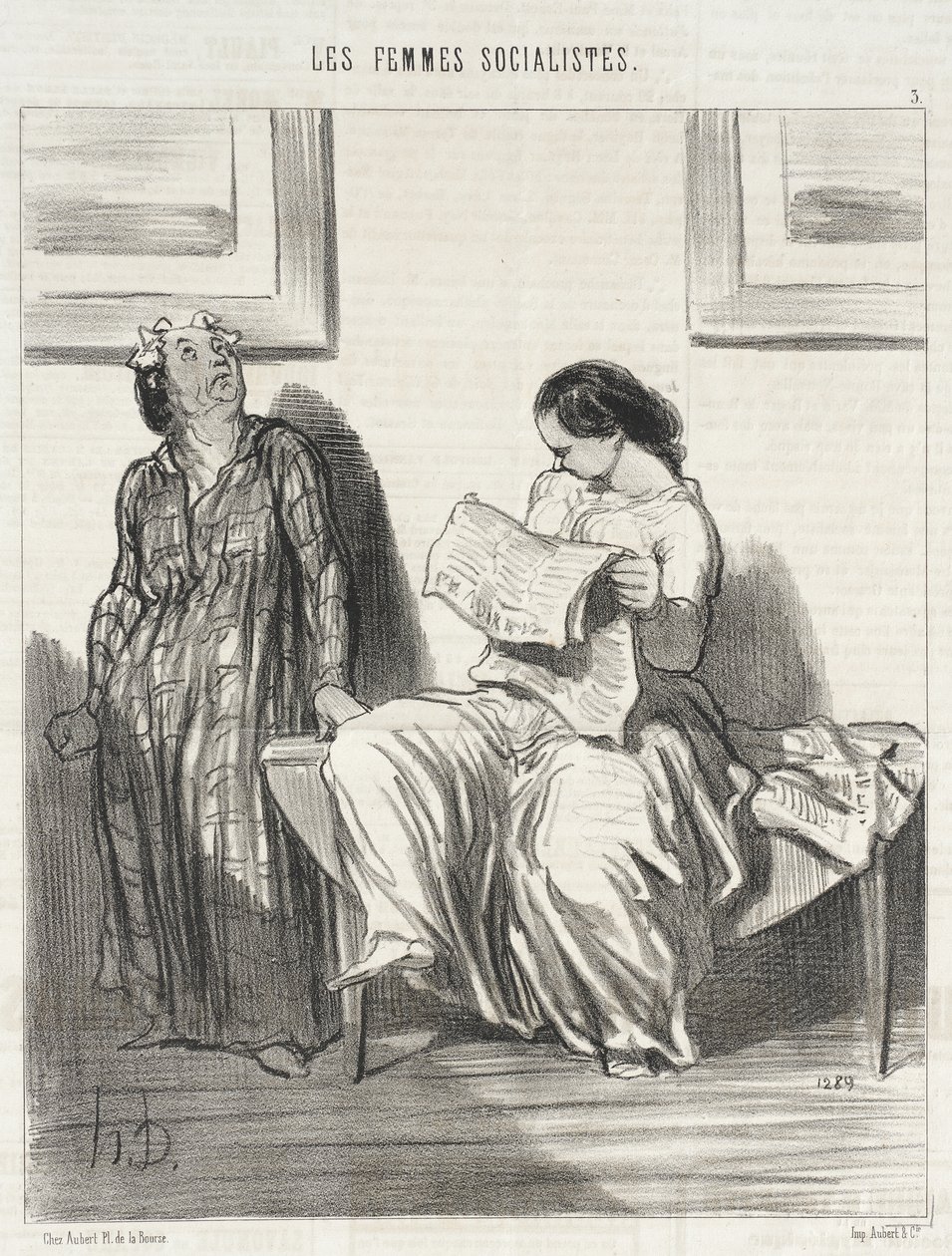 Det ser ud til, at klubberne vil blive... lukket... af Honoré Daumier