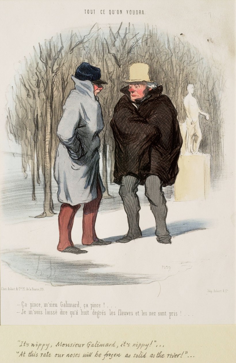 Det kniber, monsieur Galimard, det kniber!... af Honoré Daumier