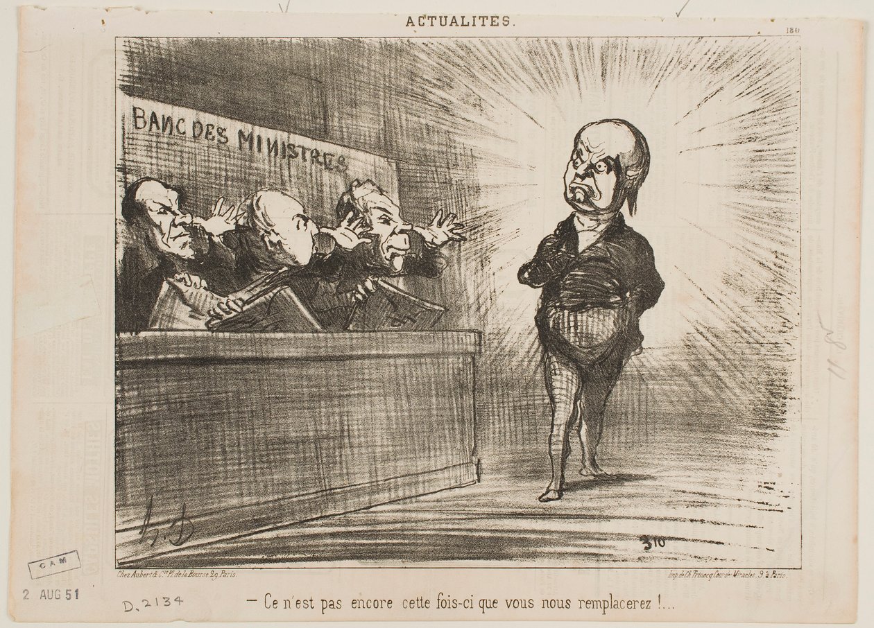 Det er endnu ikke jeres tur til at erstatte os. af Honoré Daumier