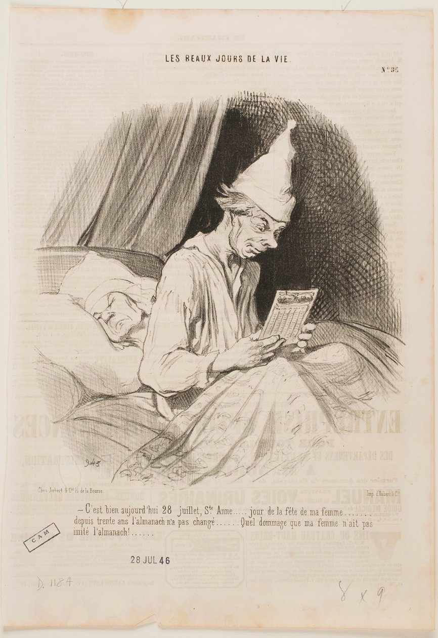 I dag er det den 28. juli, Sankt Anna, ... af Honoré Daumier