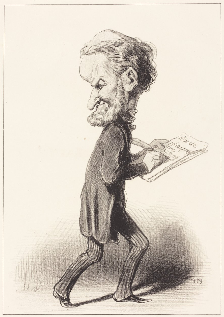 J. Antoine Taschereau af Honoré Daumier