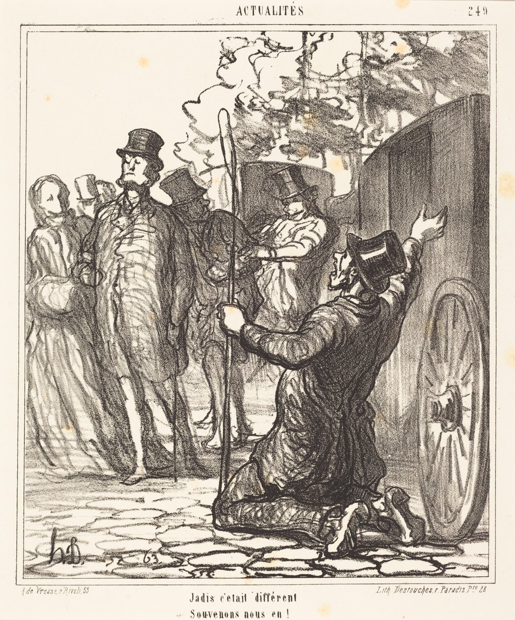 Førhen var det anderledes af Honoré Daumier