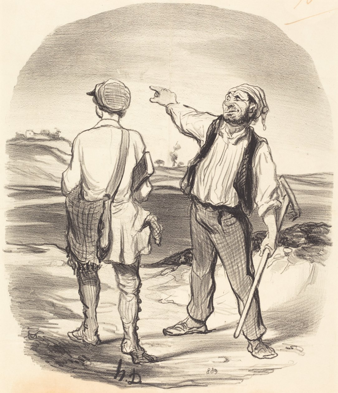 Jeg så en hare... for otte dage siden! af Honoré Daumier