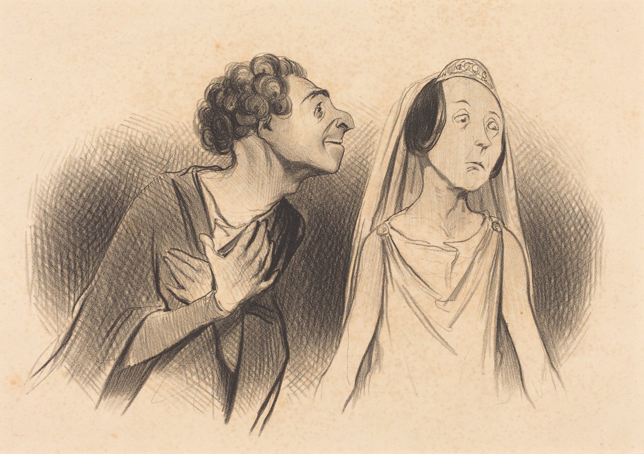 Jeg rejser mere forelsket end... nogensinde... af Honoré Daumier