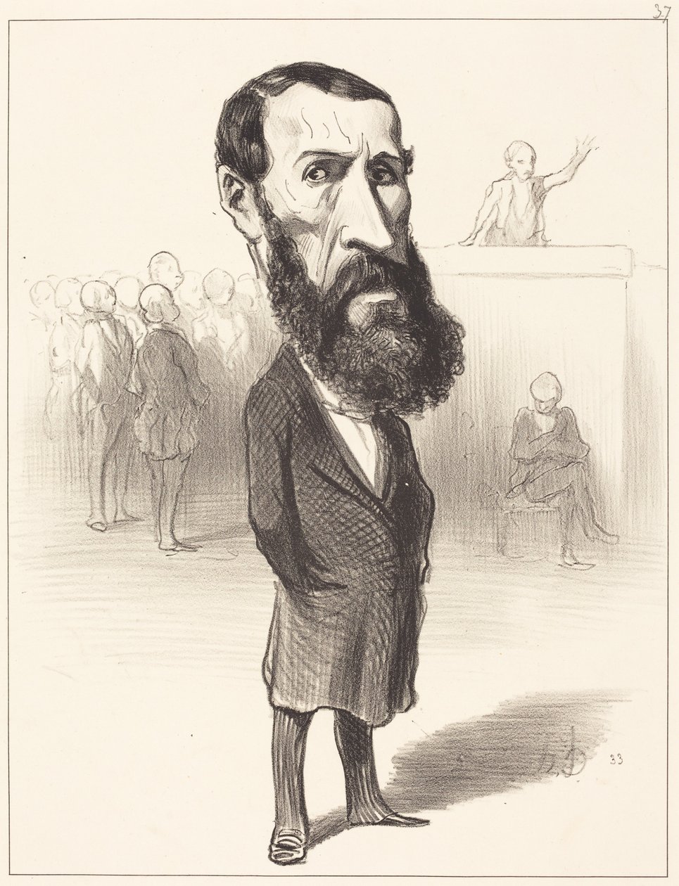 Jean-Louis Greppo af Honoré Daumier