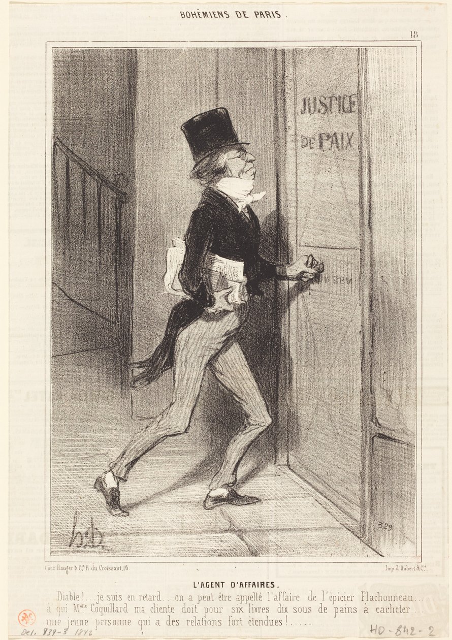 Forretningsagenten af Honoré Daumier