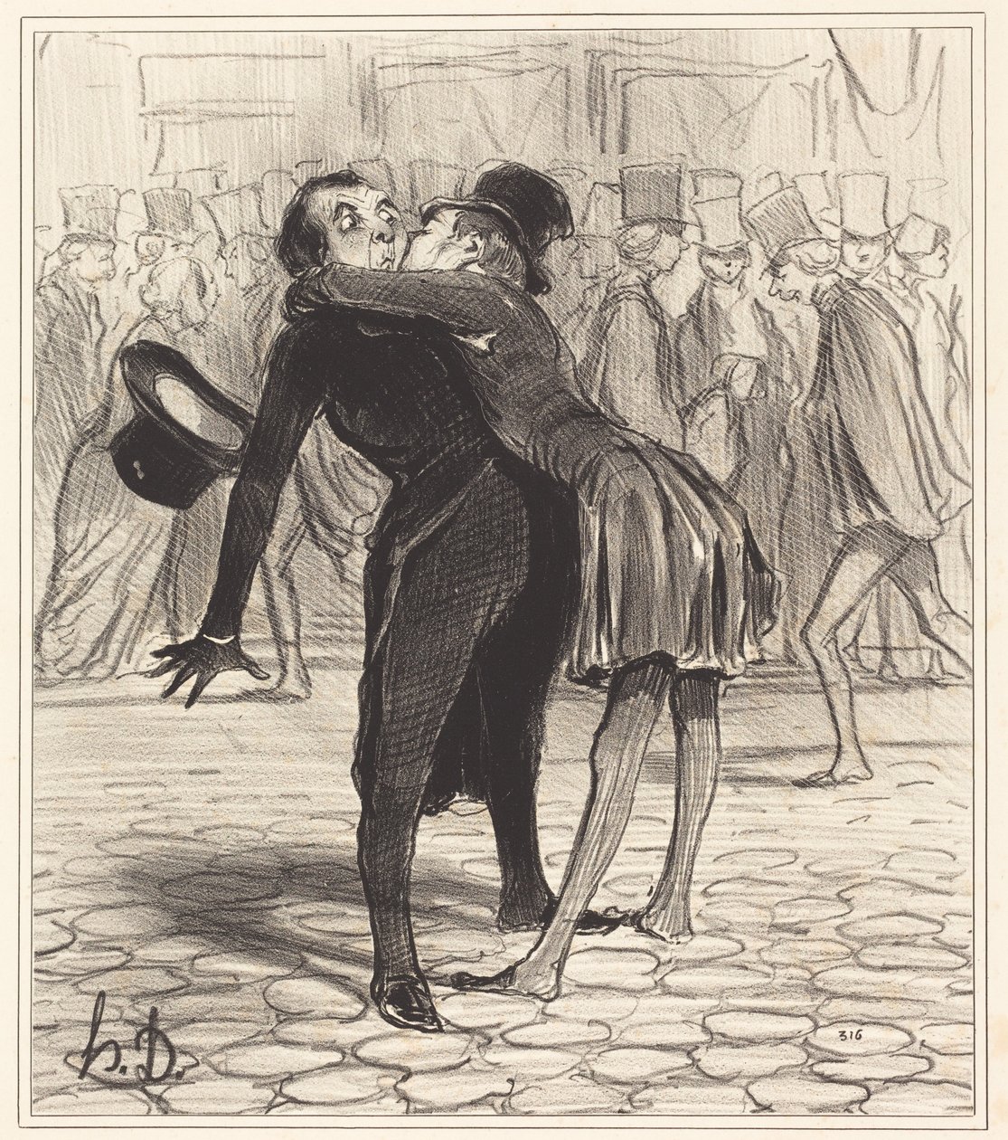 college ven af Honoré Daumier