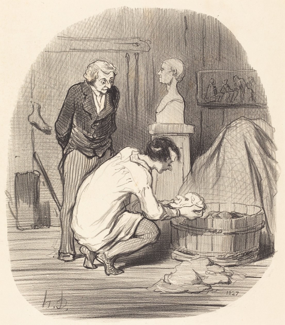 Kunstneren - det er det!... af Honoré Daumier