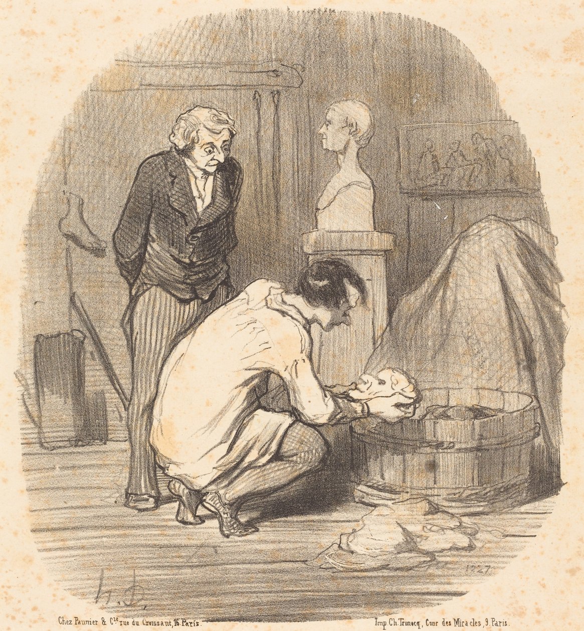 Kunstneren - det er det!... af Honoré Daumier