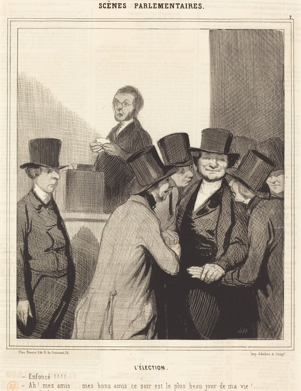 Valget af Honoré Daumier
