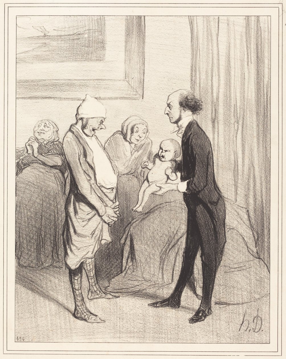 Indtræden i livet af Honoré Daumier