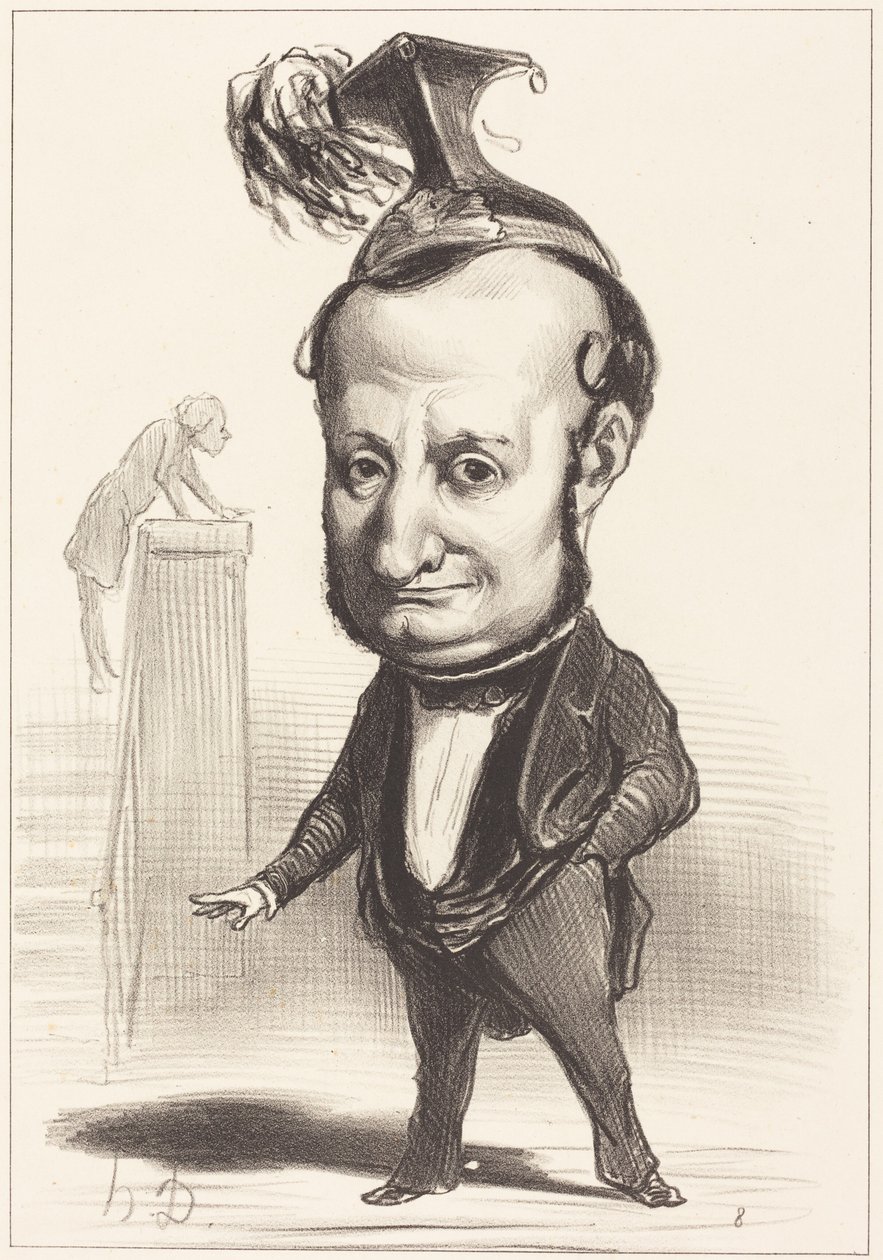 L.F. Raymond Wolowski af Honoré Daumier