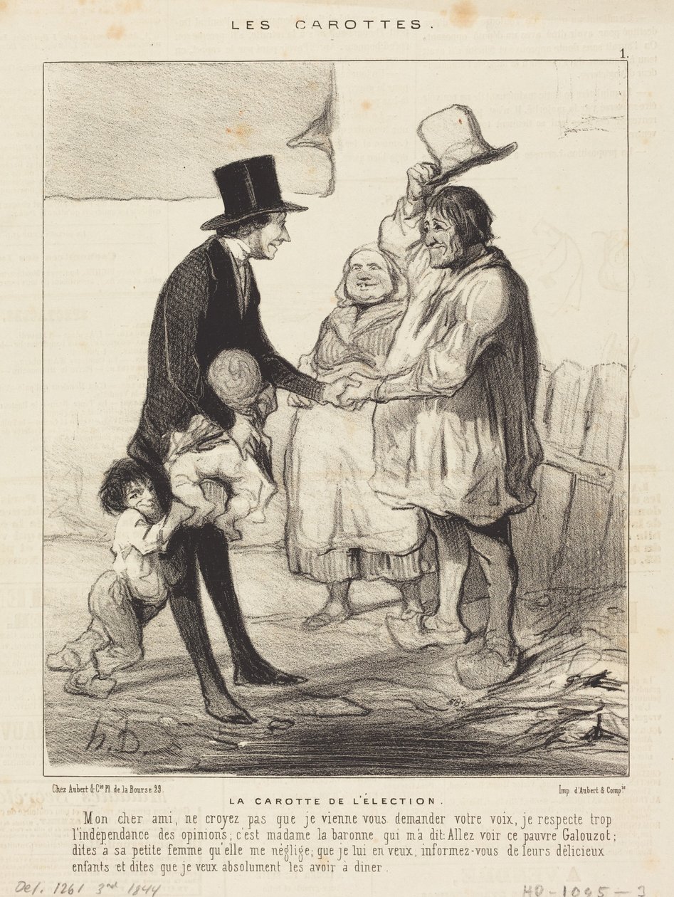 Valgets gulerod af Honoré Daumier