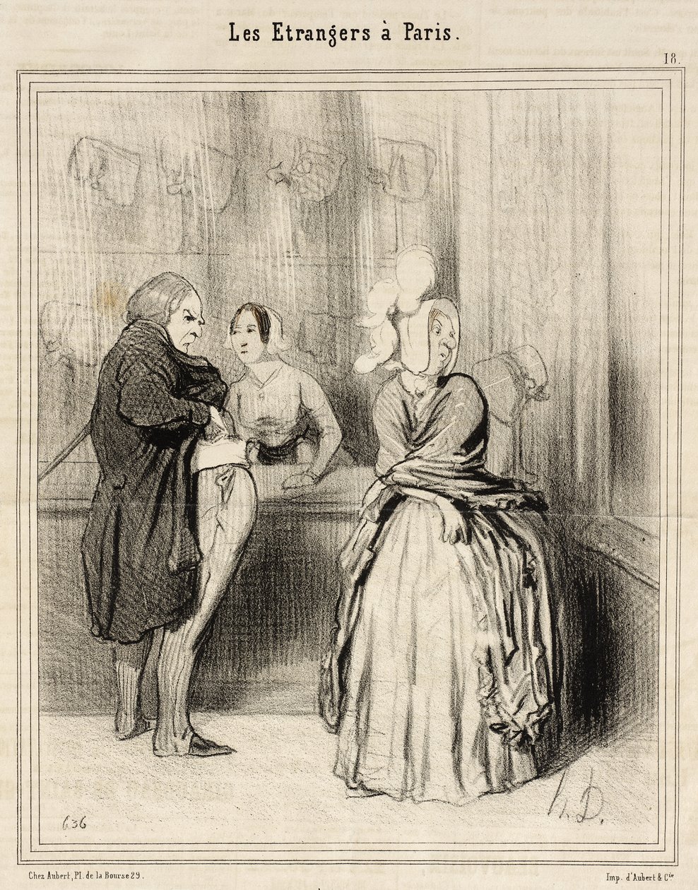 Hatten, man tager med hjem fra Paris af Honoré Daumier