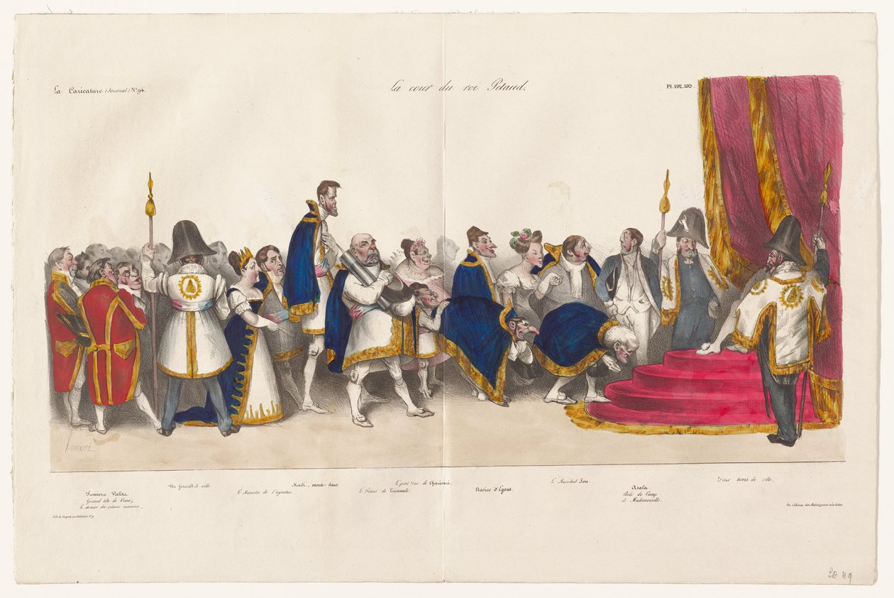 Kong Pétauds hof af Honoré Daumier