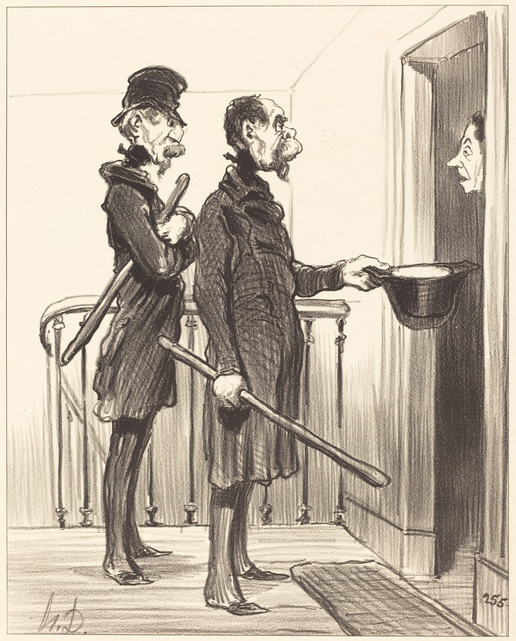 Det napoleonske abonnement af Honoré Daumier