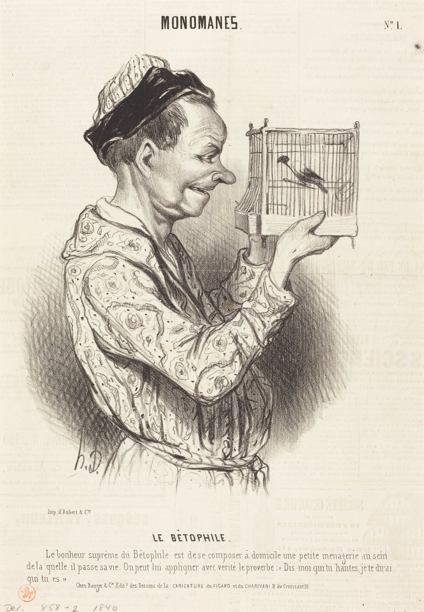 Dyreelskeren af Honoré Daumier