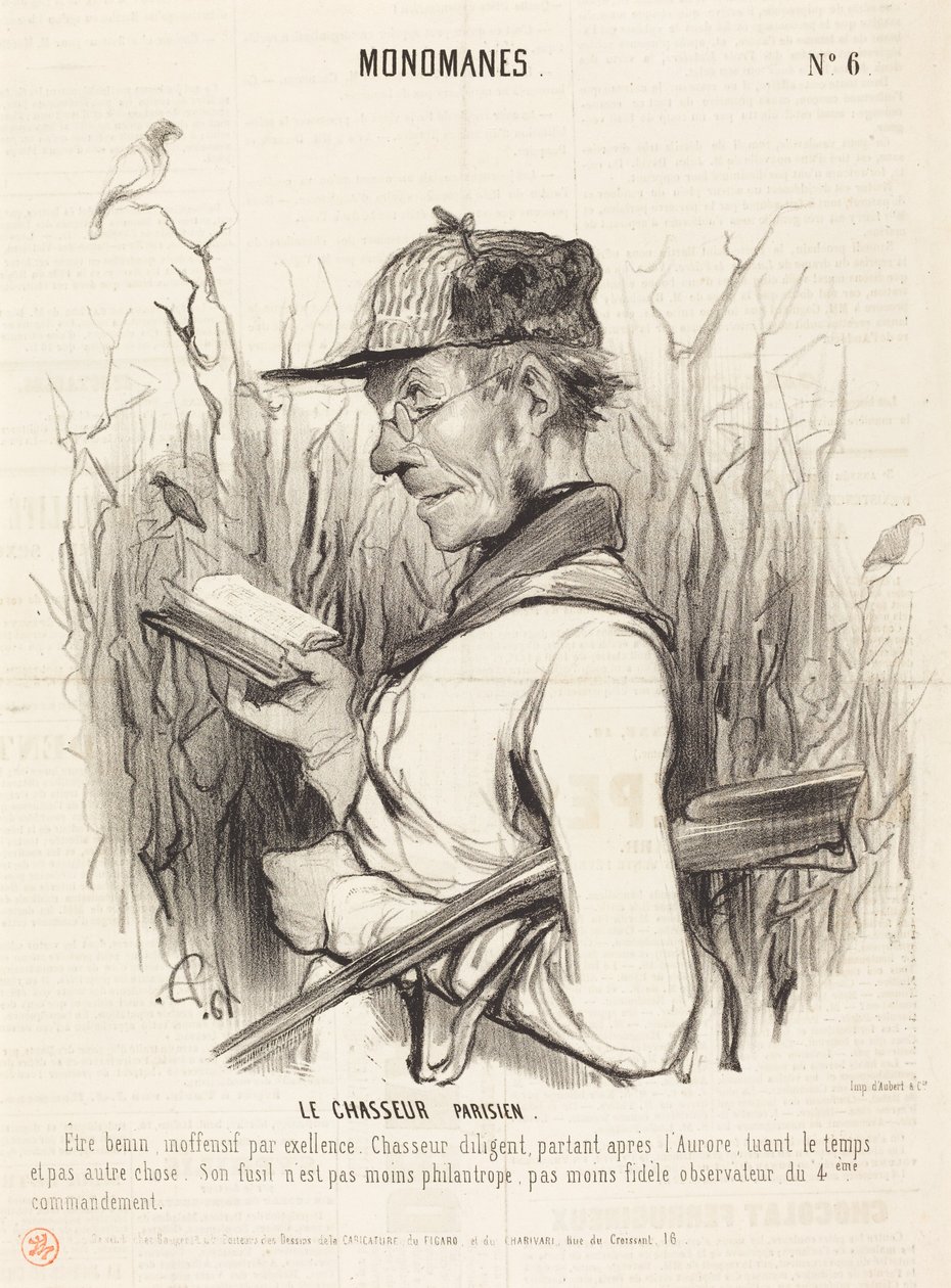 Den parisiske jæger af Honoré Daumier