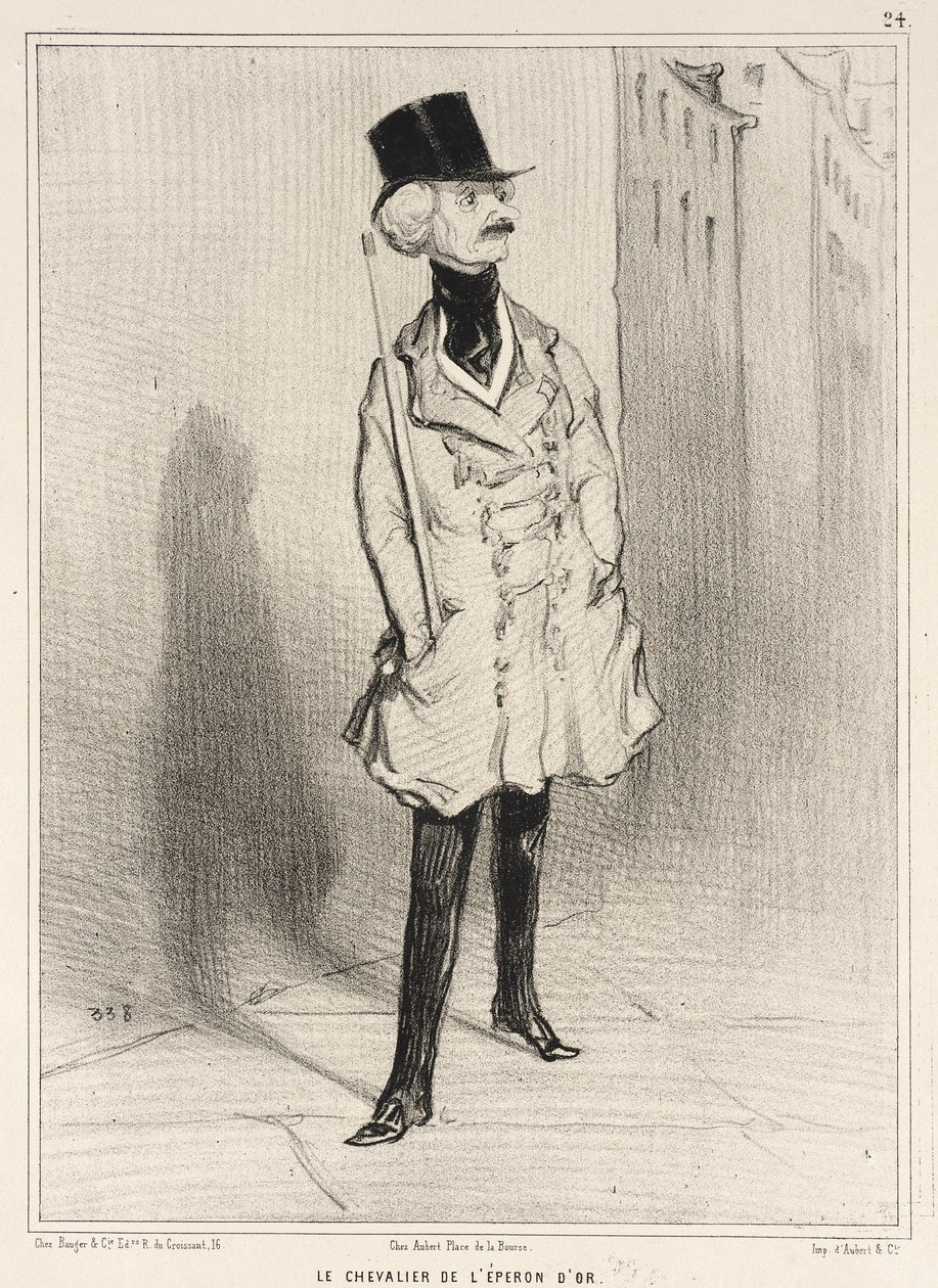 Ridderen med den gyldne spore af Honoré Daumier