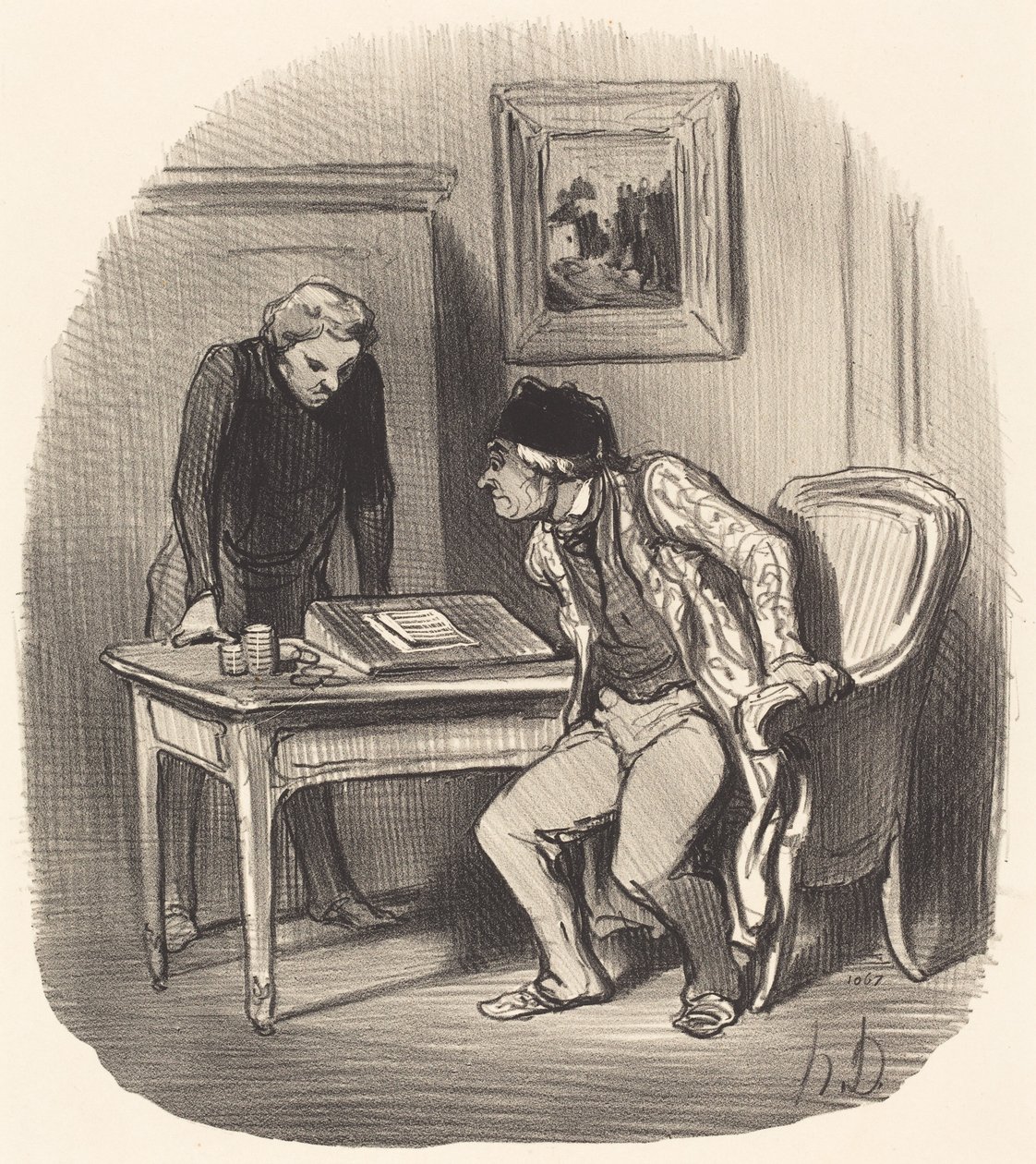 Er kontoen korrekt?... af Honoré Daumier