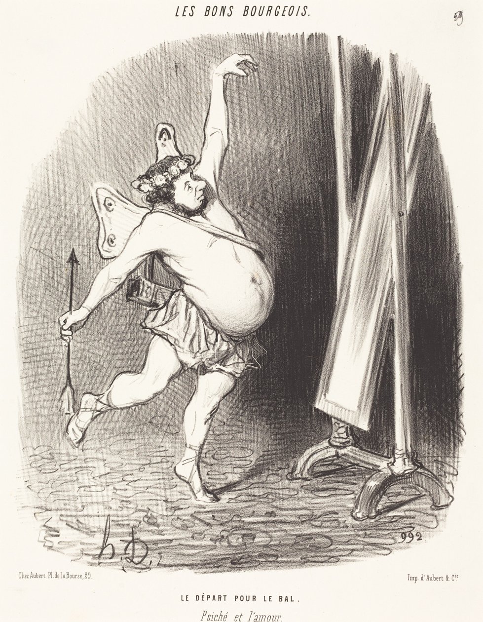 Afrejse til ballet af Honoré Daumier