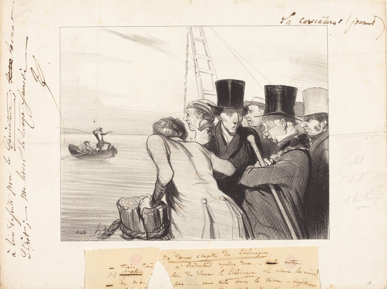 Den sidste af Télémaque af Honoré Daumier