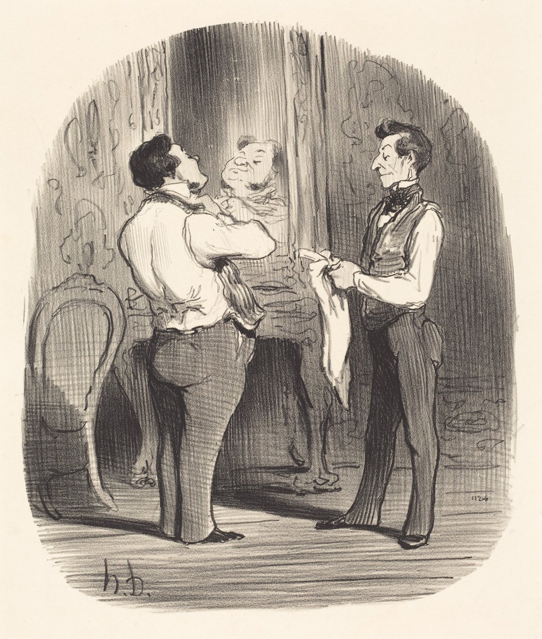 Dagen, hvor det drejer sig om at gøre en erobring af Honoré Daumier