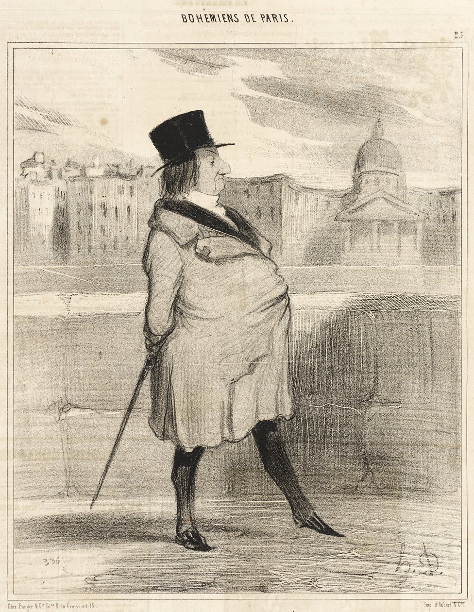 Medlemmet af alle akademier af Honoré Daumier