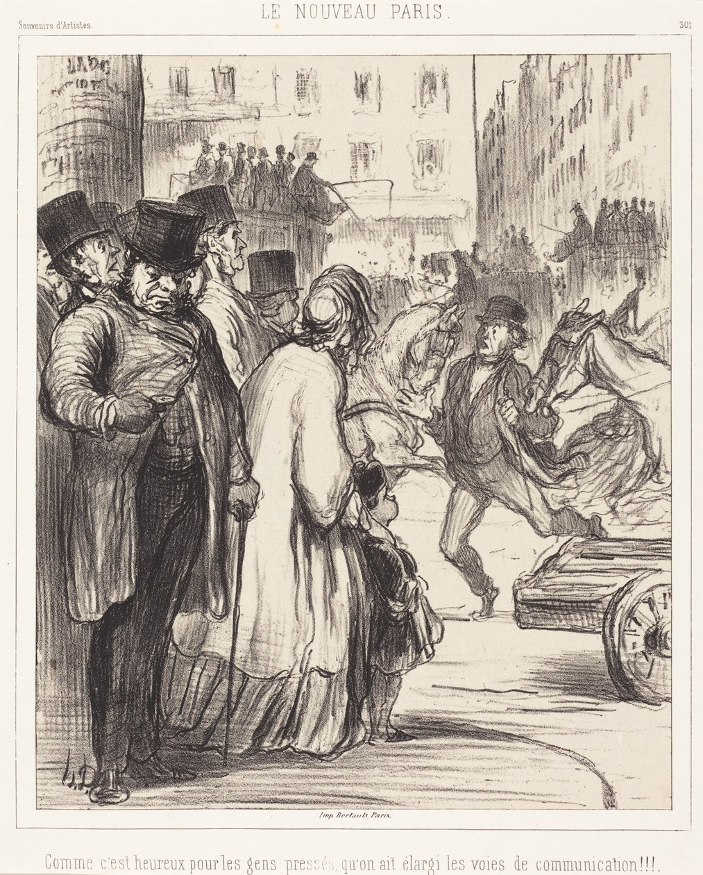 Det nye Paris af Honoré Daumier