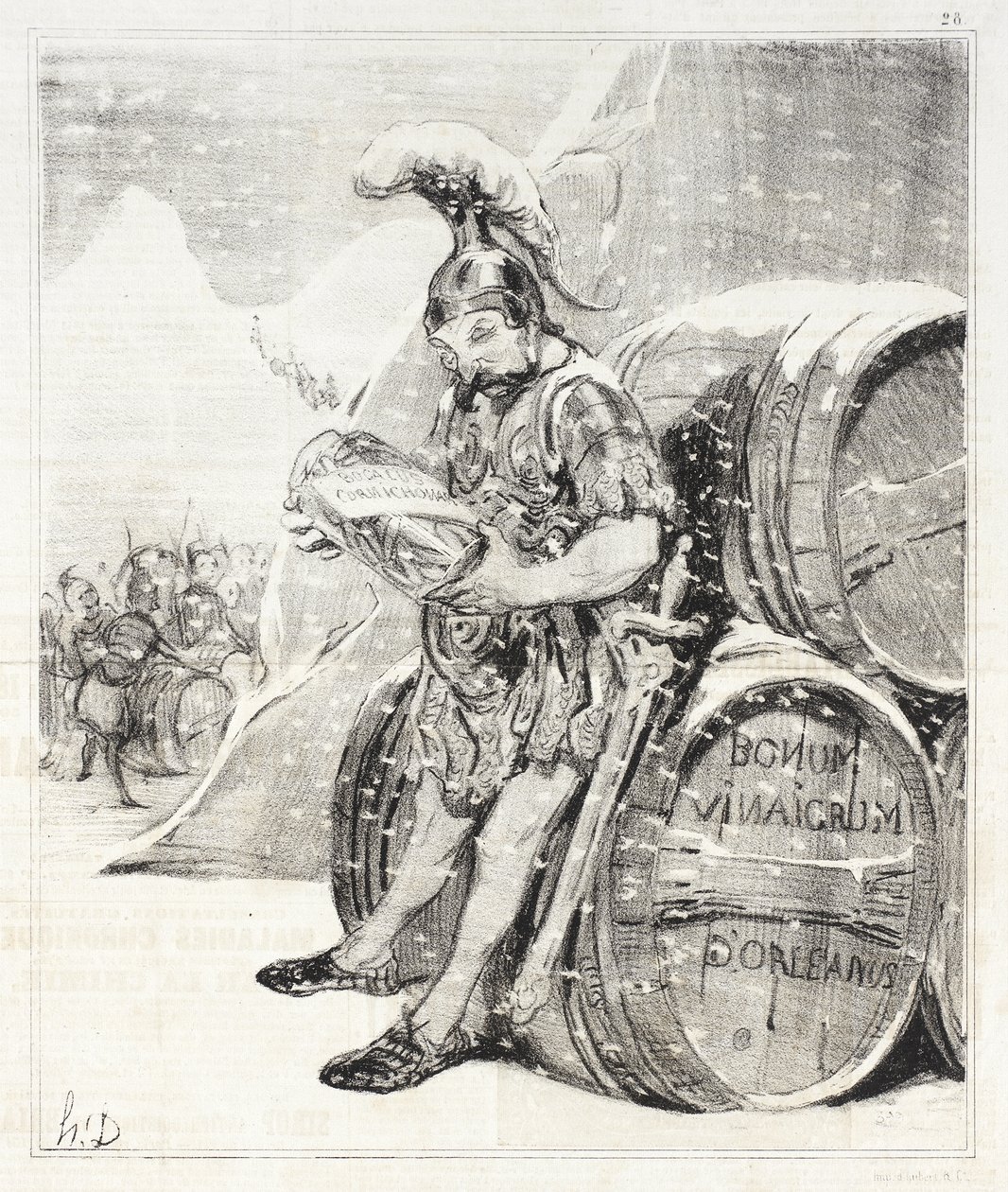 Hannibals passage af Honoré Daumier