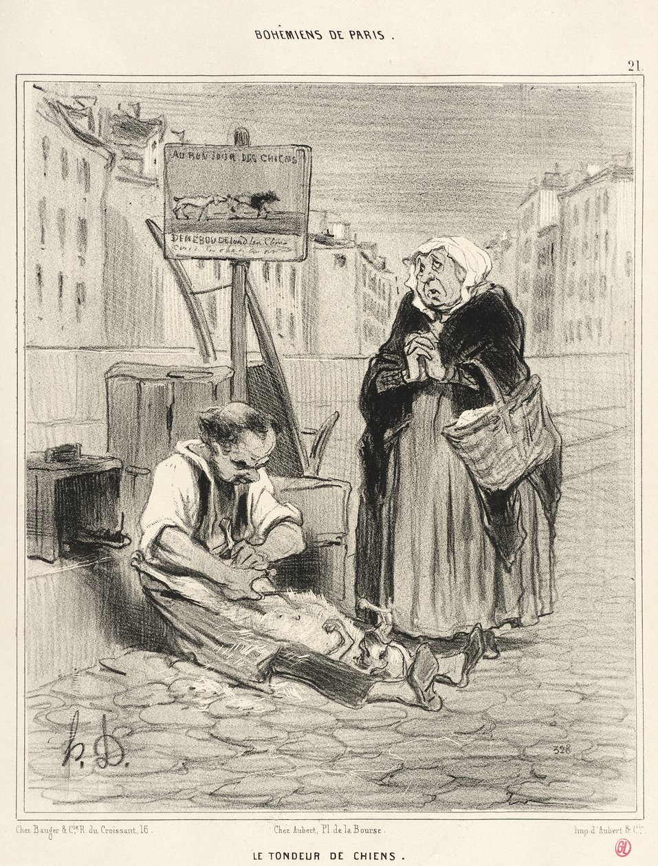 Hundefrisøren af Honoré Daumier