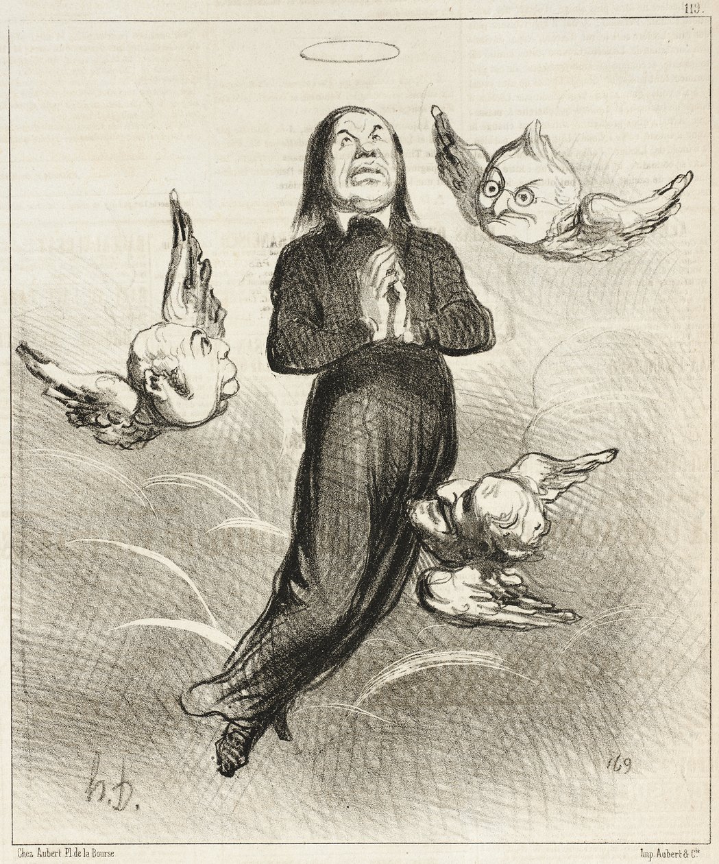 Legenden om året 1850 af Honoré Daumier