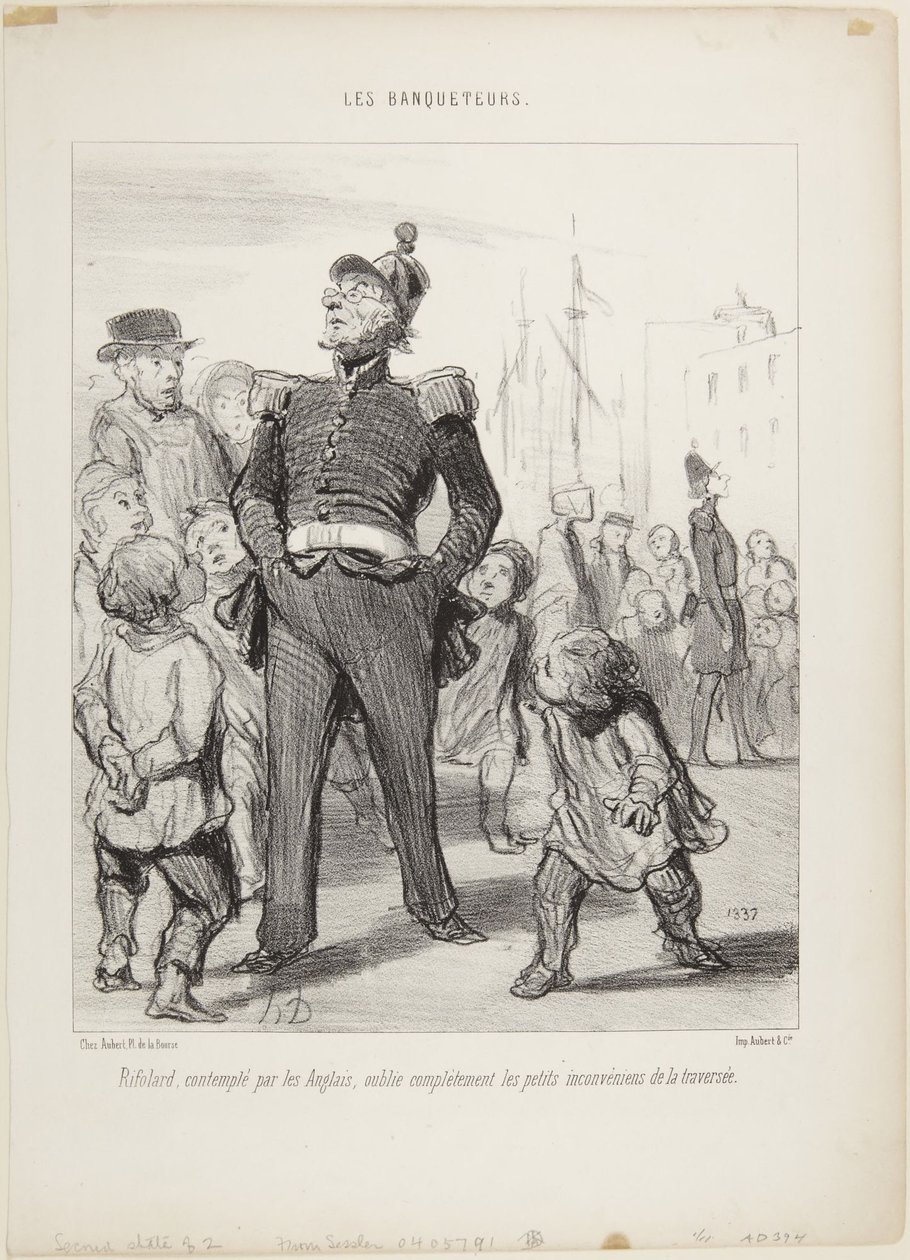 Gæsterne ved banketten af Honoré Daumier
