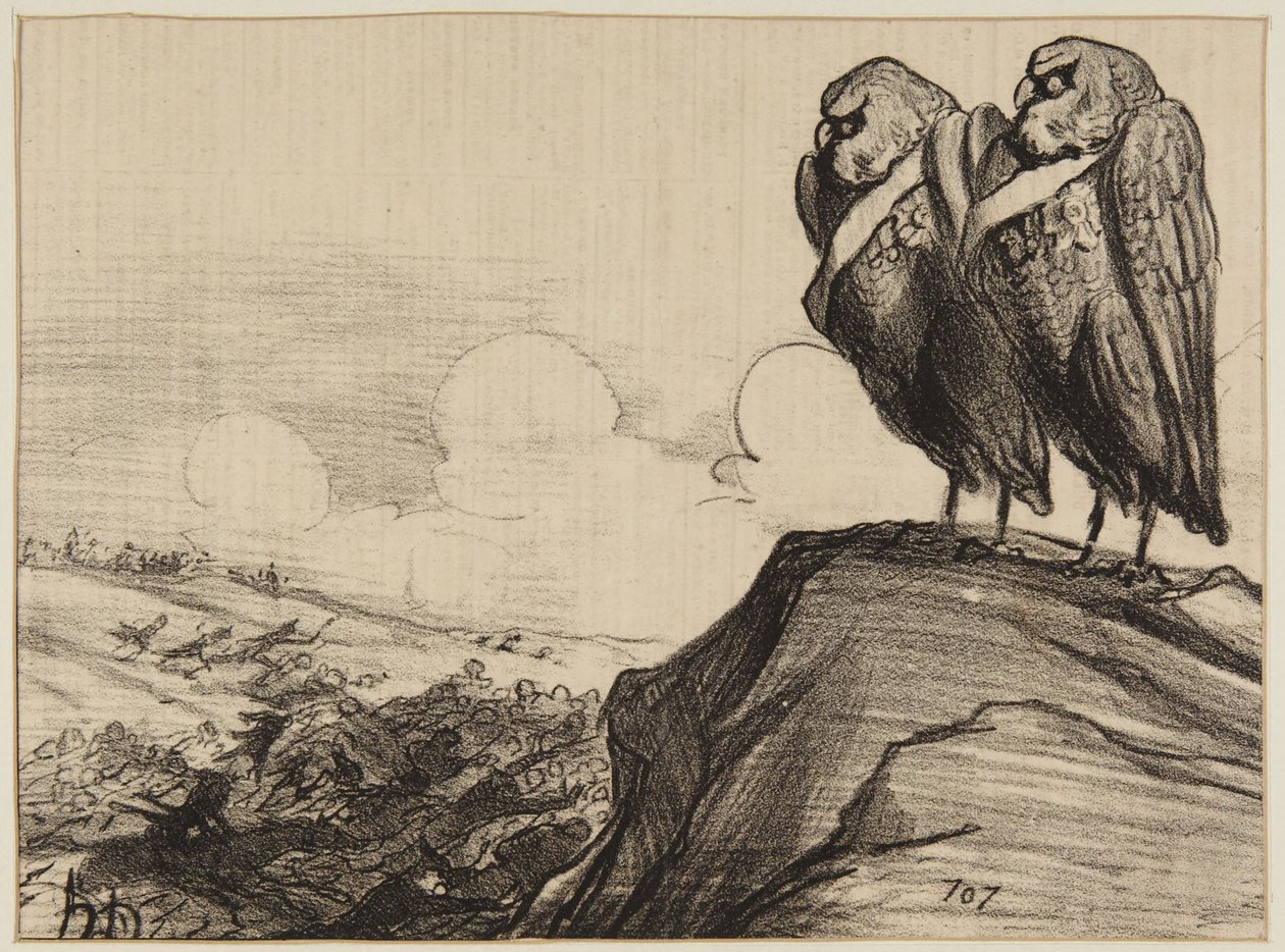 „De to storhertuger...“ af Honoré Daumier