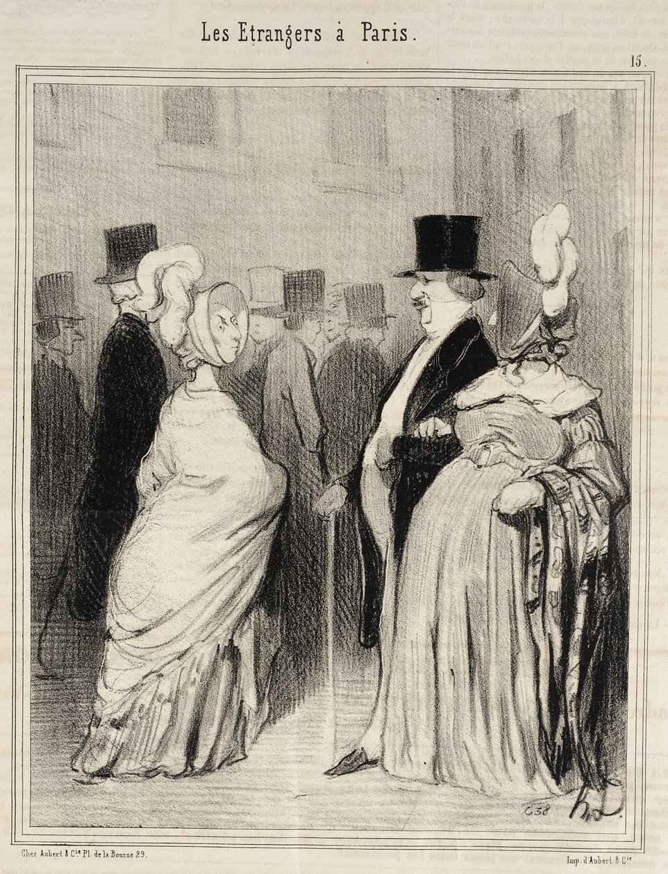 De fremmede betragtet af dem selv af Honoré Daumier