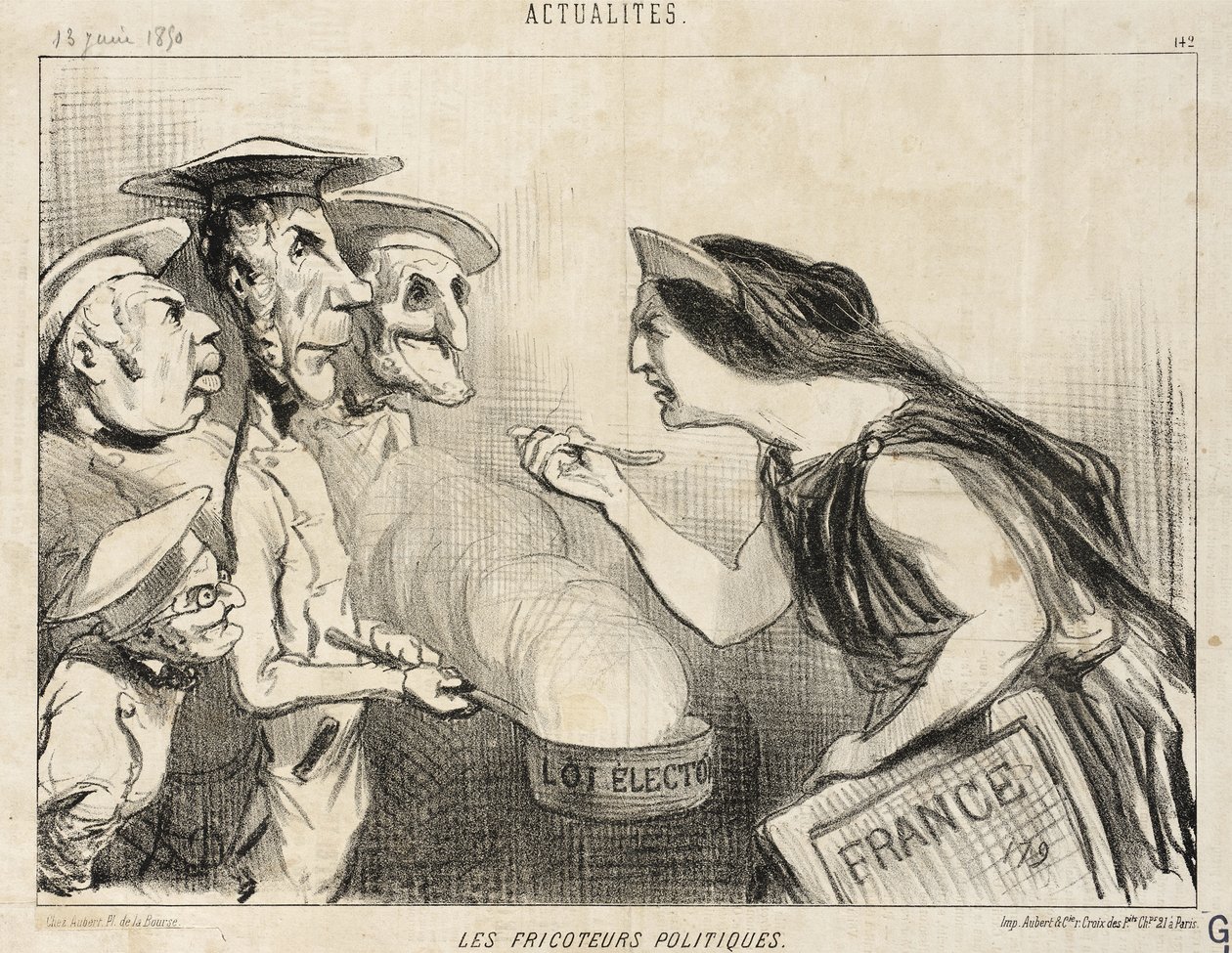 De politiske snyltere af Honoré Daumier