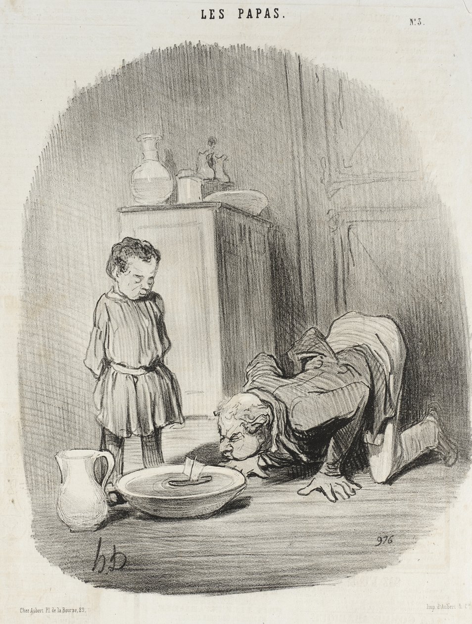 Fædrene (serie af tryk) af Honoré Daumier