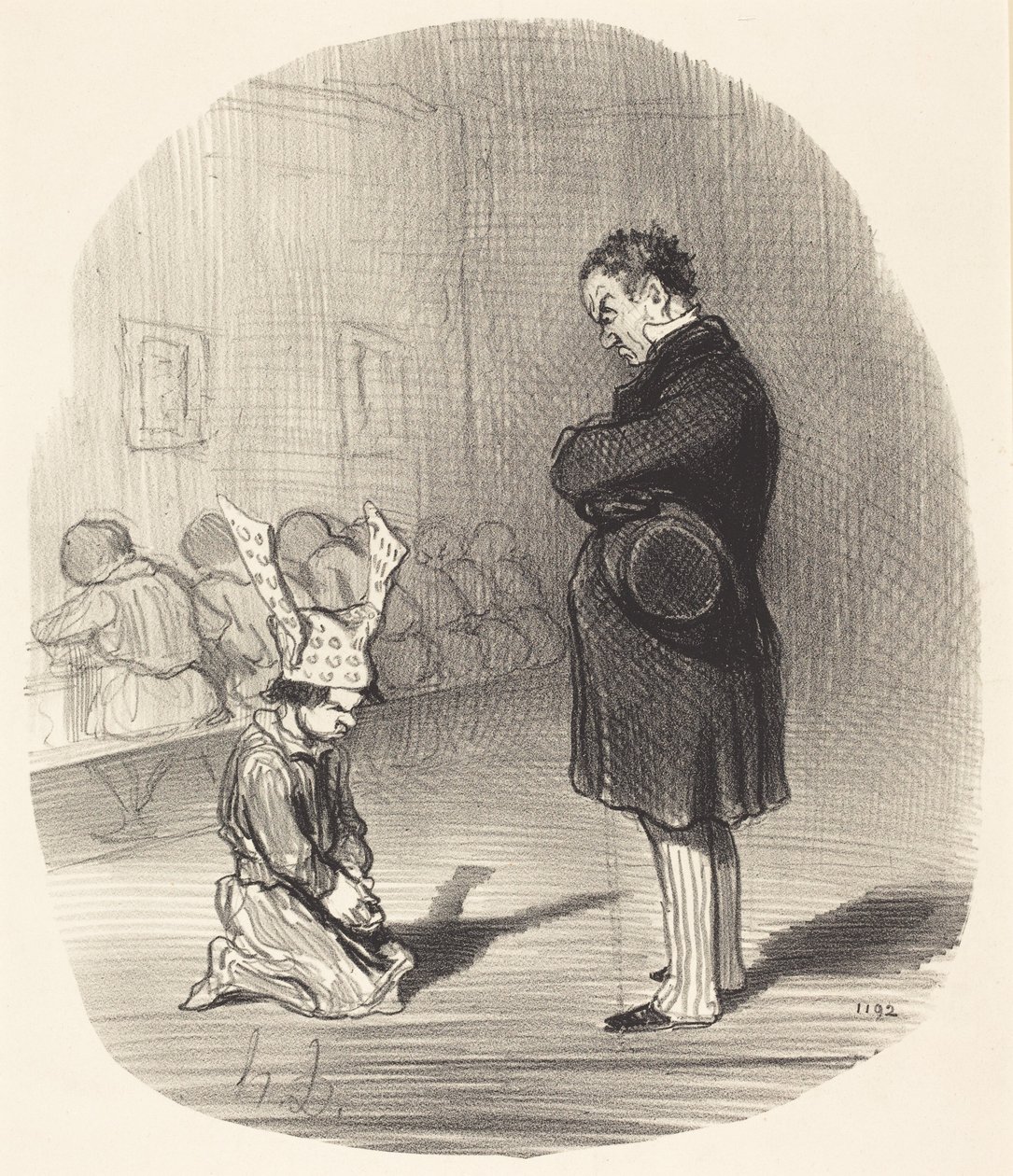 Følgerne af et oprør af Honoré Daumier