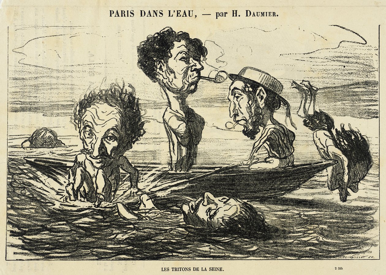Seinens tritoner af Honoré Daumier