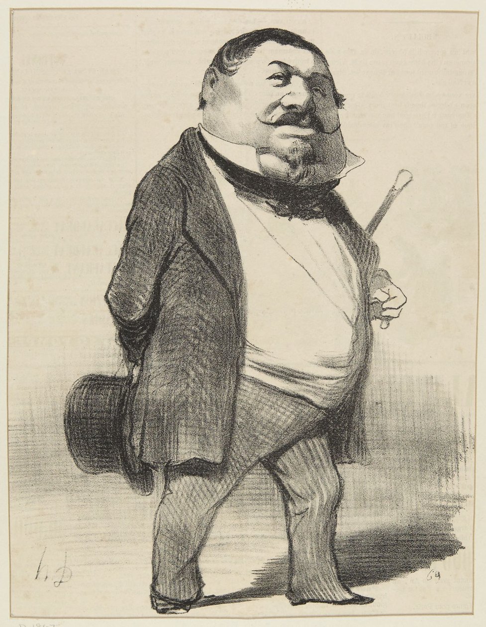 „Lucien Murat“ af Honoré Daumier