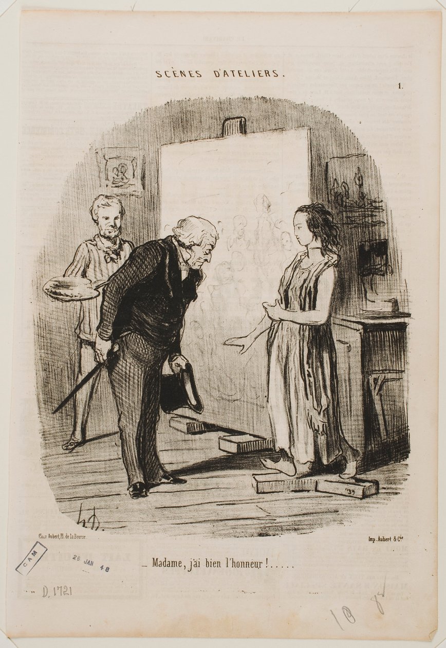 Madame, jeg har den ære. af Honoré Daumier