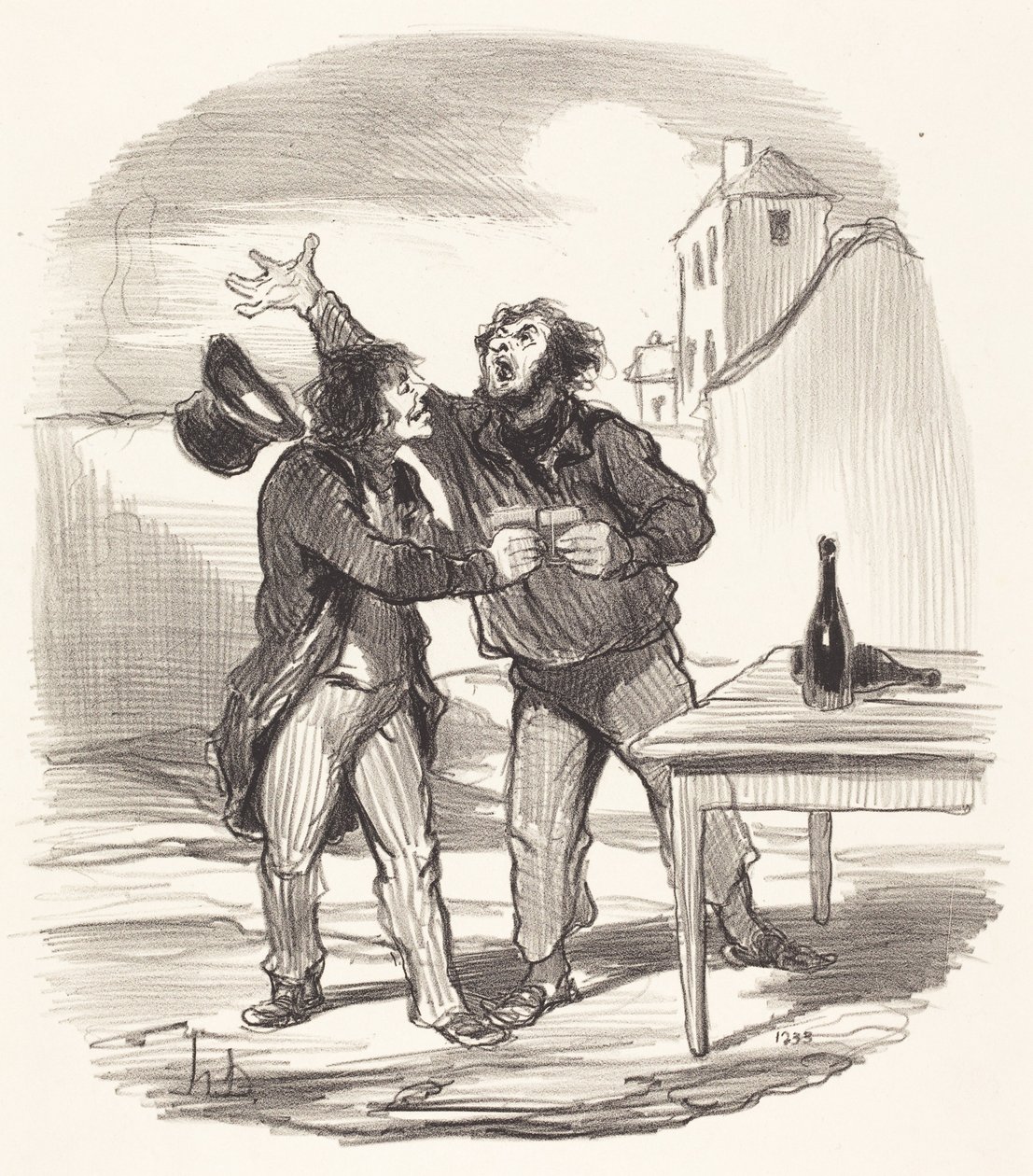 Medlem... af 10. december, der tager... af Honoré Daumier
