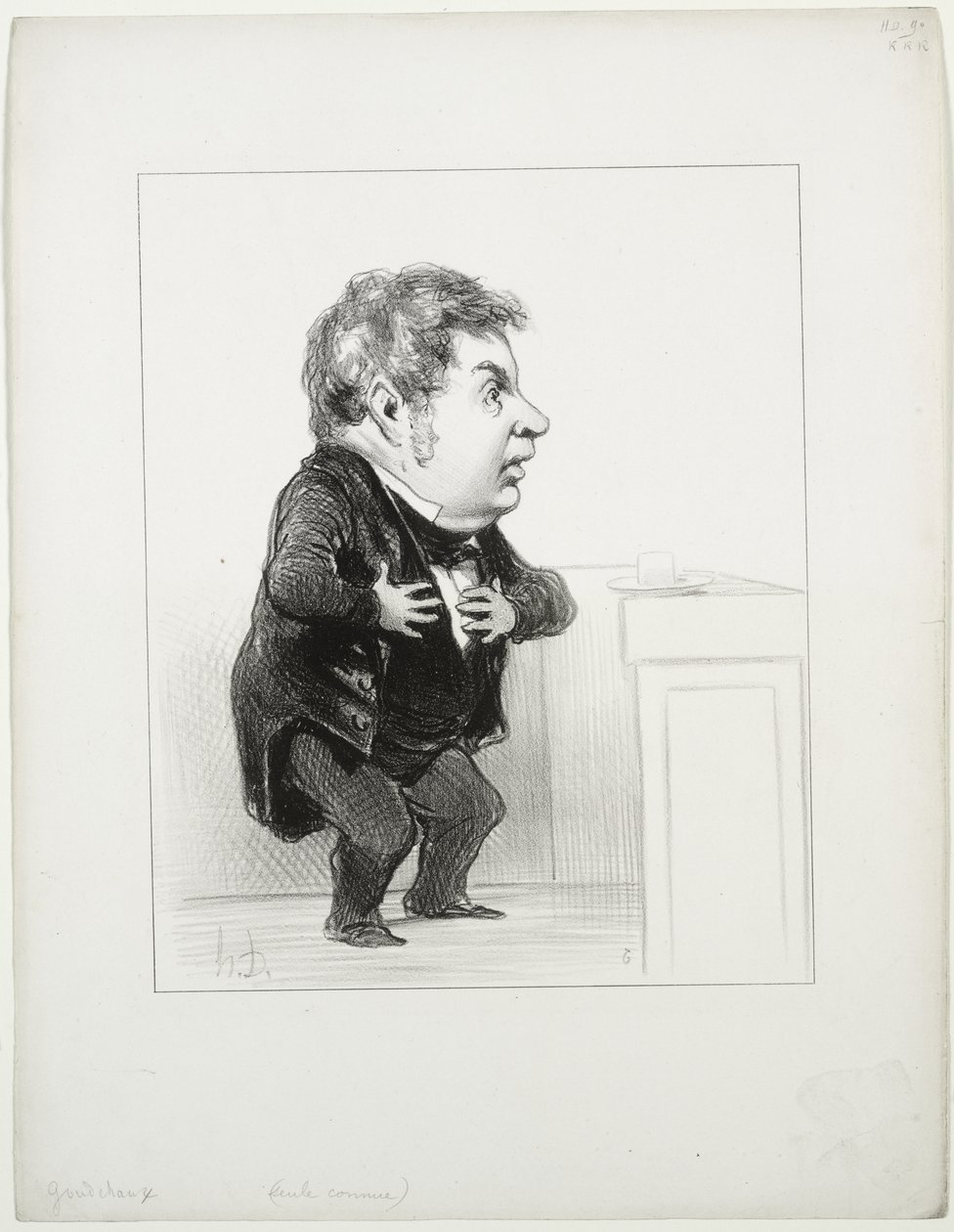 Michel Goudchaux af Honoré Daumier