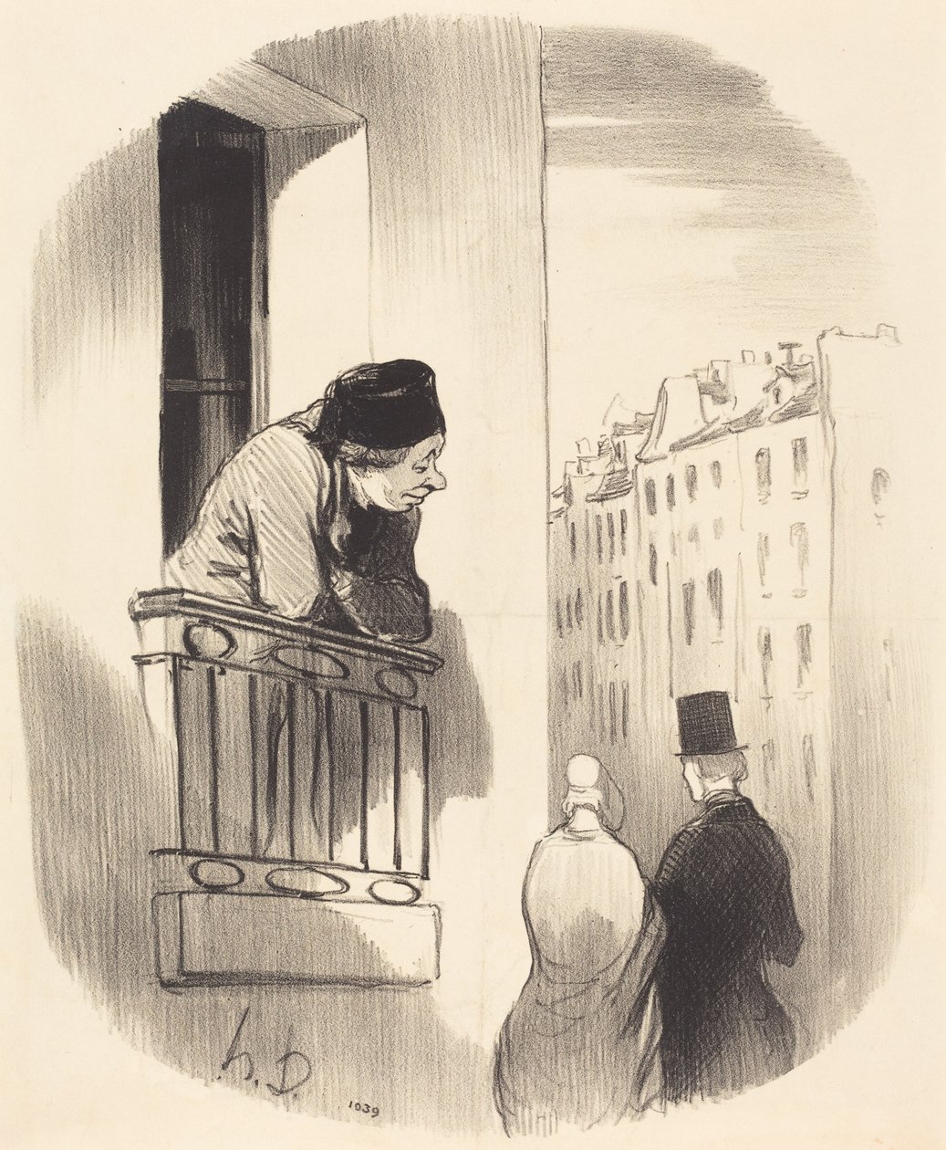 Jeg var også ung... af Honoré Daumier