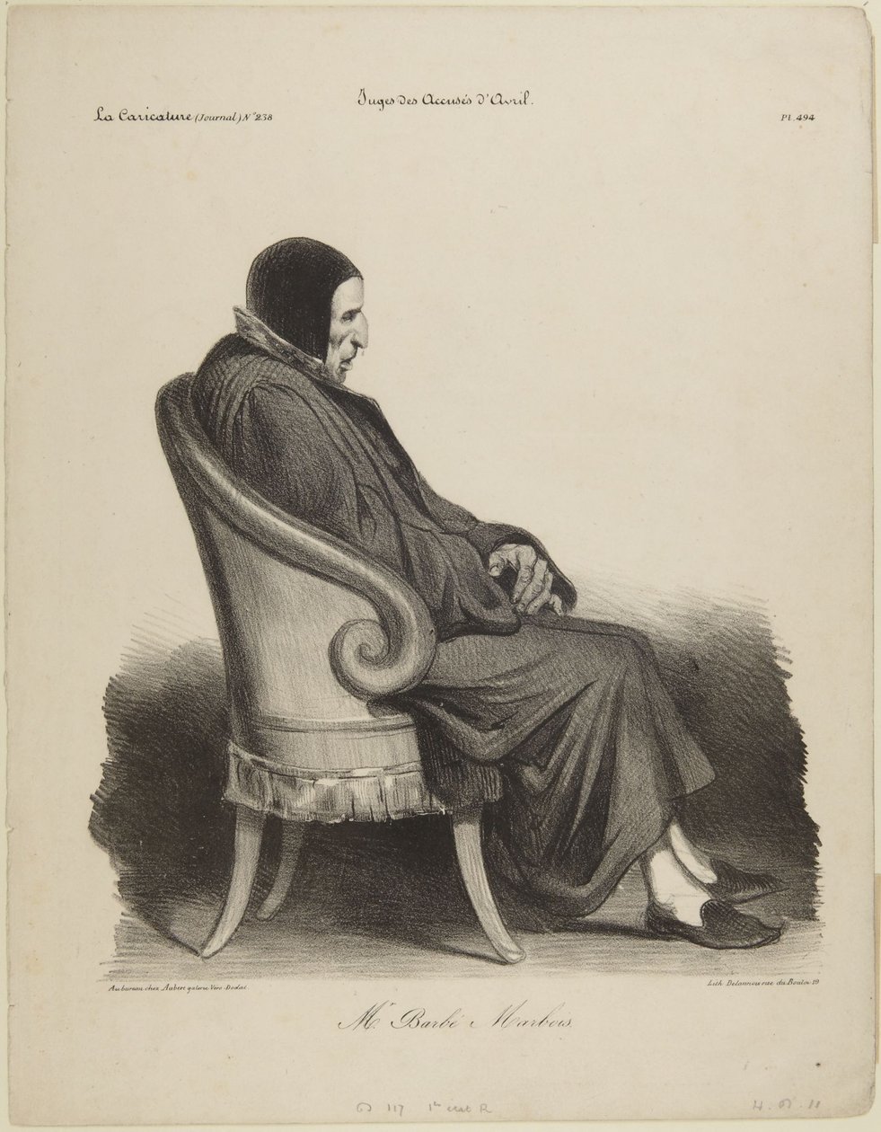 „Hr. Barbé Marbois“ af Honoré Daumier